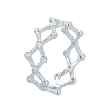 Rings Veile Studios Silver Charm New Line High Grade Rhythm Ring European American Fashion Style S925 Pure Jewelry