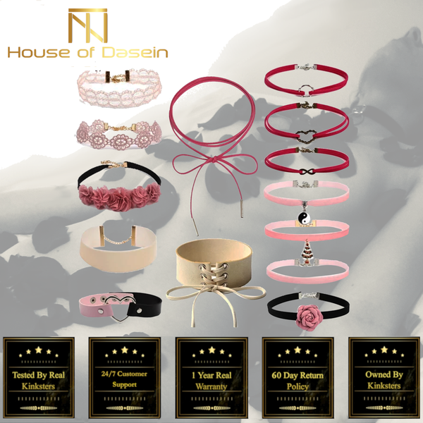 Cute Pink Rope Chain Choker Collar Necklaces  Littles Ddlg Collars & Leashes