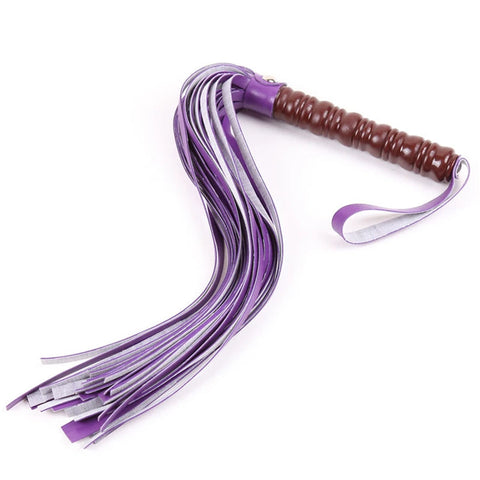 Floggers Horse Riding Crop Equestrian Whips Soft Faux Leather Training Tool