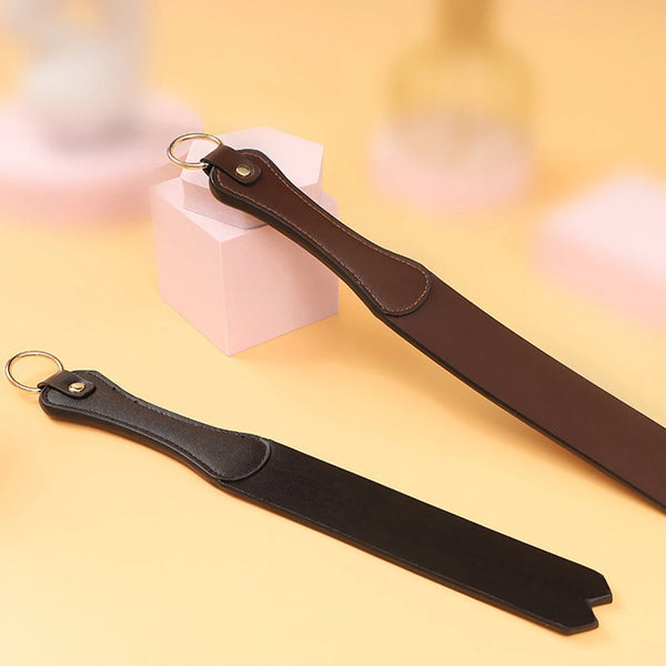 2023 New Pu Leather Paddle Handmade Deluxe Riding Crop Horsewhips Punk Rivet Bat Paddles