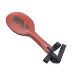 House Of Dasein 38.5Cm Brown Premium Pu Leather Equestrian Bat Horsewhips Paddle Paddles
