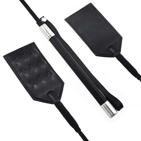 52Cm Riding Crop Pu Leather Whips Equestrianism Horsewhips Strap Crops