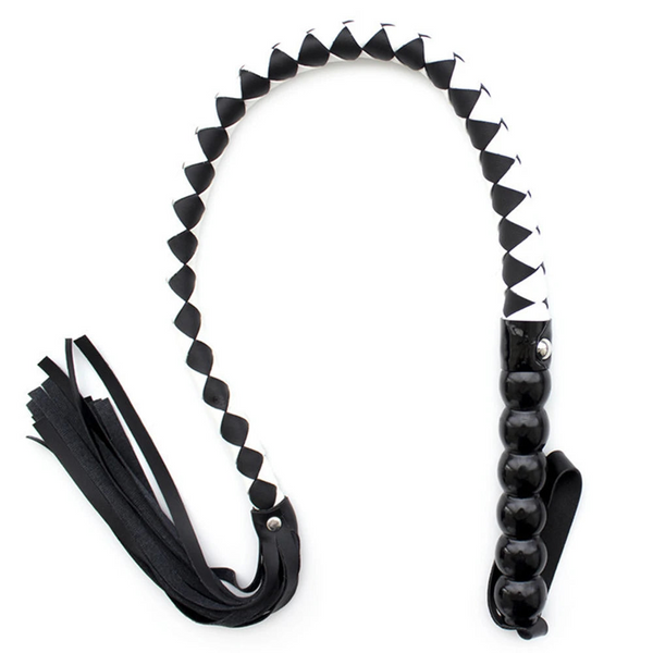 80Cm Crafts Bull Pu Leather Custom Horse Black Handle Wrist Strap Whips