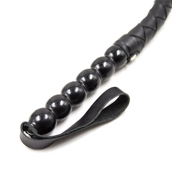 80Cm Crafts Bull Pu Leather Custom Horse Black Handle Wrist Strap Whips