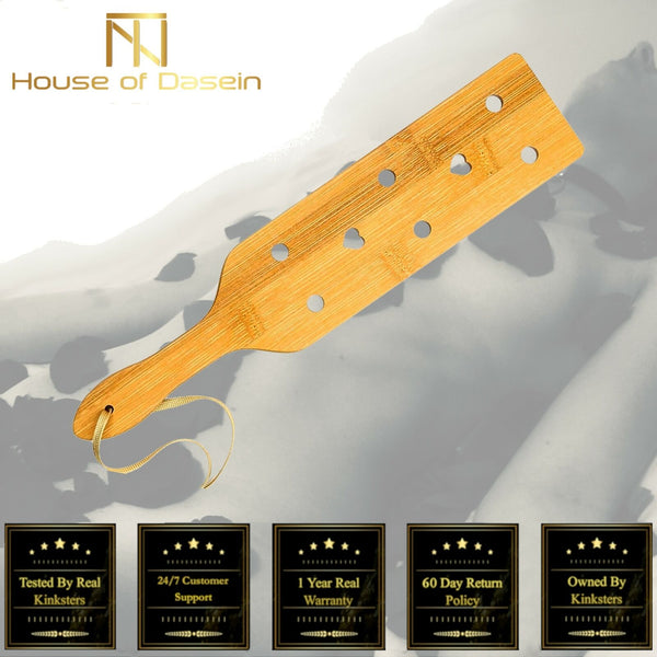Bamboo Spanking Paddle Impact Play Fetish  Kink  Restraints Paddles