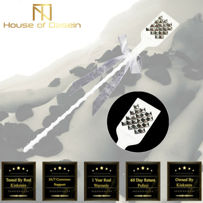 White Crop Sex Whip Spanking Toy Impact Play   Restraints Crops