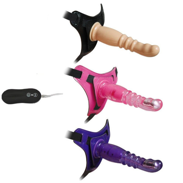 8 Inch Harness G Spot  Dildo Dong Strapon Belt Pegging Kit Strap Ons