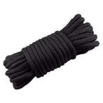 20M Black Soft Cotton Knitted Rope Bondage Restraints Bdsm Kink Fetish