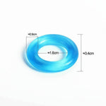 6Pcs Set Stretchy Silicone Cock Delay Ejaculation Penis Rings Men