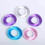 6Pcs Set Stretchy Silicone Cock Delay Ejaculation Penis Rings Men