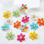 Veile Studios Women Ladies Party Accessories Flower Fashion Jewellery Earrings