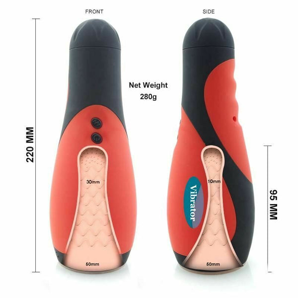 Vibrating Masturbator Trainer Realistic Oral Masturbators