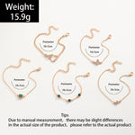 Veile Studios Bohemian 5Pc Green Crystal Jewelry Set For Women Heart Wedding Engagement Fashion Bracelets
