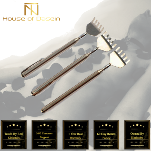 Sensory Rake Stainless Steel Clit Tickler  Kink  Fetish Restraints Sensation Play