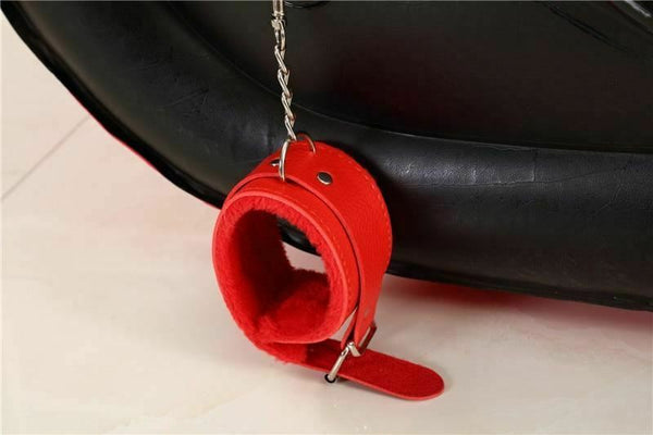 Inflatable  Sofa Bed Love Chair Cuffs Restraints  Sex Furniture