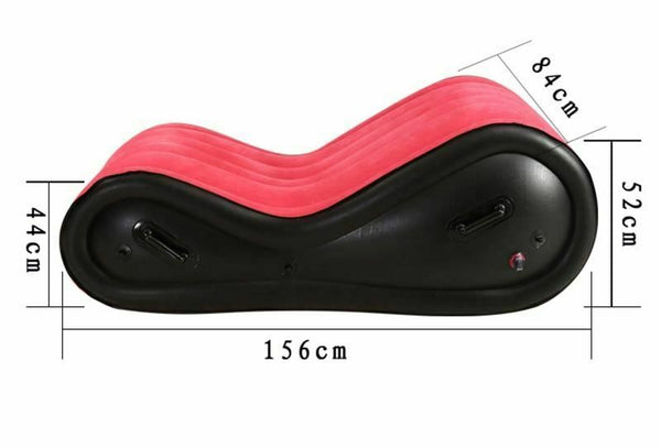 Inflatable  Sofa Bed Love Chair Cuffs Restraints  Sex Furniture