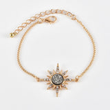 Bracelets Veile Studios Moon Sun Full Diamond Bracelet Fashion Jewellery Alloy Geometric Design For Women