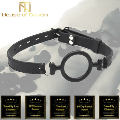 Ring Gag Open Mouth Face Deep Throat Slave Training   Restraints Gags