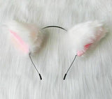 Kitten Anime Lolita Cosplay Neko Faux Fox Fur Cat Ears Ddlg Bdsm
