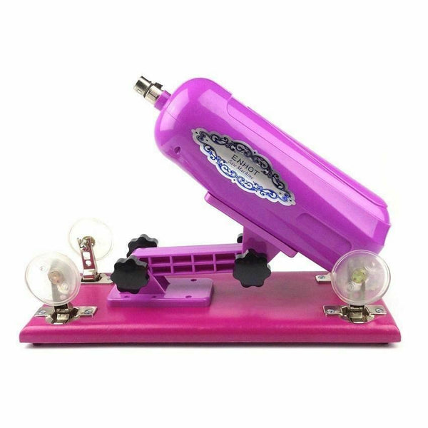 F3 Purple Sex Machine With Dildos Mini  Anal Plug Thrusting Masturbation Sex Machines