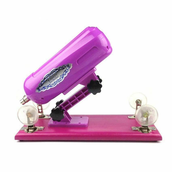 F3 Purple Sex Machine With Dildos Mini  Anal Plug Thrusting Masturbation Sex Machines