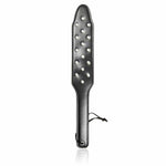 Bdsm Black Synthetic Leather Spanking Paddle Sex Slave Whip Kink Fetish Toy