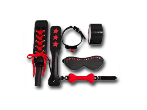 BDSM Starter Kits House Of Dasein Bdsm Sex Toys Kits With Paddles Collar Bondage Tape Blindfold And Gag