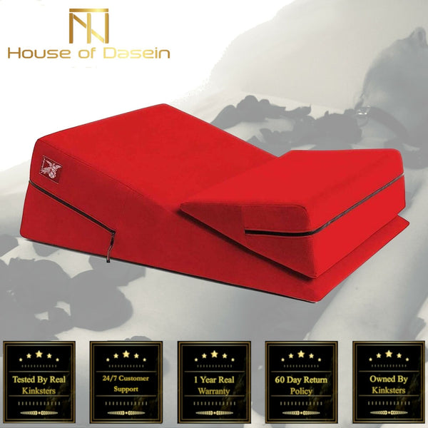 2 Pcs / Set Wedge Cushion Supportive Pillow Sex Position Enhancer  Sex Pillows & Wedges