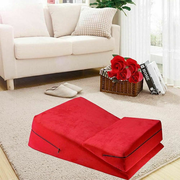 2 Pcs / Set Wedge Cushion Supportive Pillow Sex Position Enhancer  Sex Pillows & Wedges