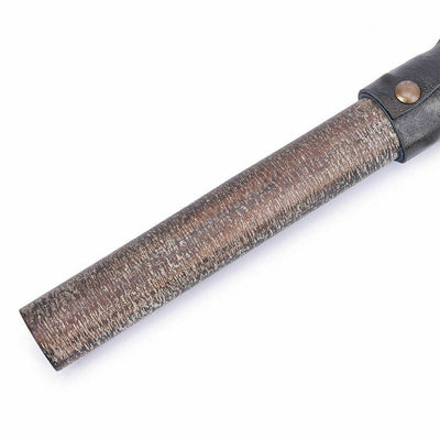 Leather Real Wood Flogger Spanking Paddle  Impact Toy Floggers