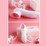 7 Mode Licking Vibrator Tongue Clitoral Woman Nipple Oral Adult Sex Toy
