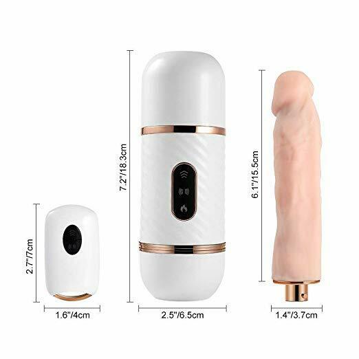 Wireless Sex Machine Automatic Heating Realistic Dildo  Masturbation Classic s