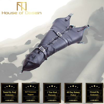 Black Arm Binder Slave Play Submissive Body  Kink  Fetish Restraints Straitjackets &  Suits