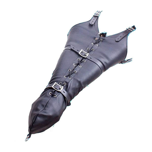 Black Arm Binder Slave Play Submissive Body  Kink  Fetish Restraints Straitjackets &  Suits