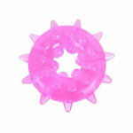 Silicone Cock Ring Snowflake Shape Black Blue Pink Purple Ejaculation Delay