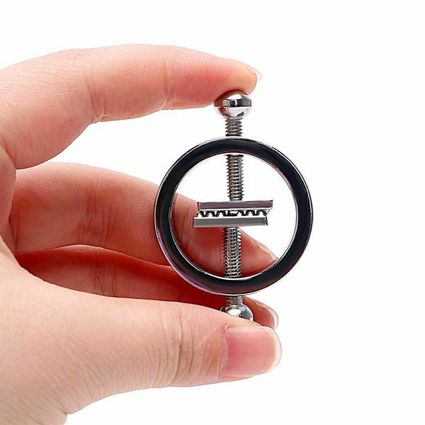 Metal Nipple Clamps Breast Stimulator Slave Restraints   Nipple & Clitoral Toys