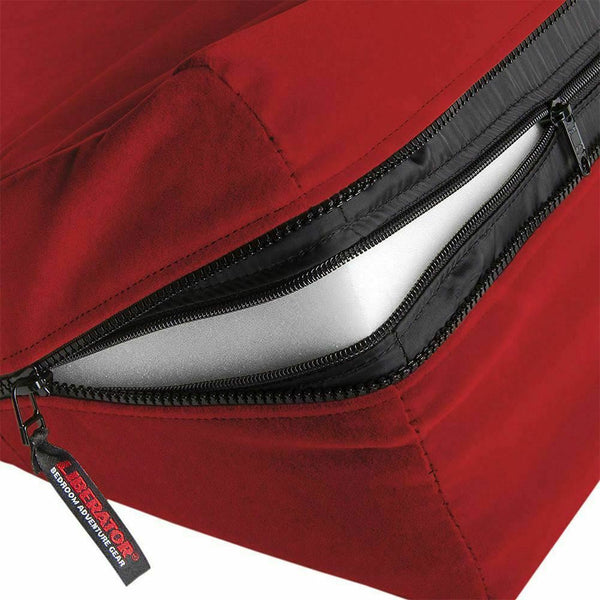 Microfibre Red Wedge Sex Position Enhancer Supportive Pillow Cushion  Sex Pillows & Wedges