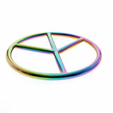 Rainbow Shibari Stainless Steel Bondage Suspension Ring Bdsm