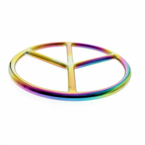 Rainbow Shibari Stainless Steel Bondage Suspension Ring Bdsm