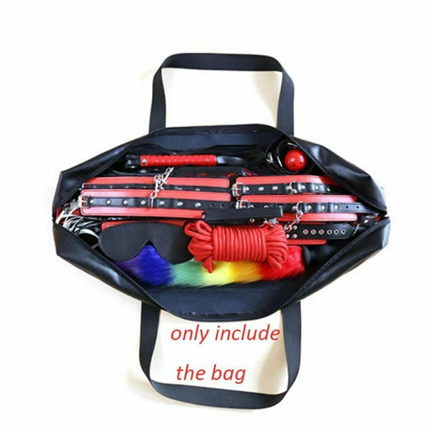 Toy Storage Large Capacity Zip Handbag  Kink Fetish Sex Toy Storage