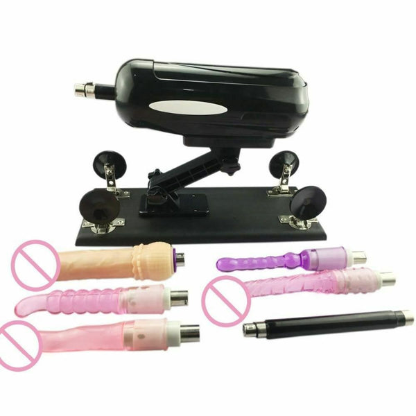 F2 Automatic Sex Machine 5 Dildos Powerful Thrusting Masturbation Anal Sex Machines
