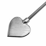 Bendable Metal Heart Crop Bdsm Impact Play Spanking Fetish Sex Whip Paddle