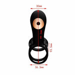 Wireless Triple Penis Vibrator Clitoral Vibrating Cock Rings