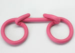 Pink Foam Spanking Tie Bondage Sponge Wire Restraints Wrist Cuffs Bdsm Fetish