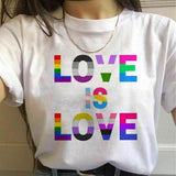 17 Designs Gay Pride Rainbow Harajuku Shirts For Women