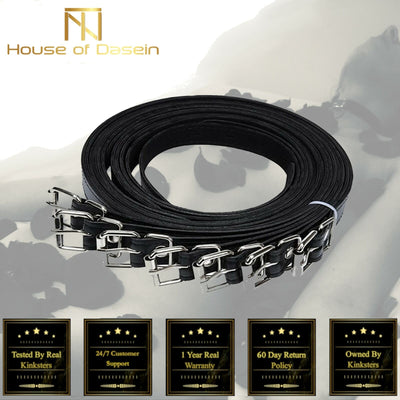 Body Belts  Set 7Pc Buckle Restraints  Kink Fetish Restraint Kits & Sets
