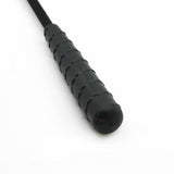 Black Leather Silicone Riding Crop Bdsm Sex Whip Impact Toy Fetish Kink