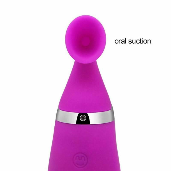 Sucking  Double Ended Nipple Clitoris Suction G Spot Vibrations Clitoral s