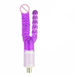 28 Types Pink Purple Dildos A2 / F2 Sex Machine Attachments