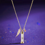 Veile Studios Cremation Necklace Eternal Hourglass Pendant Unisex Stainless Steel Souvenir Necklaces & Pendants